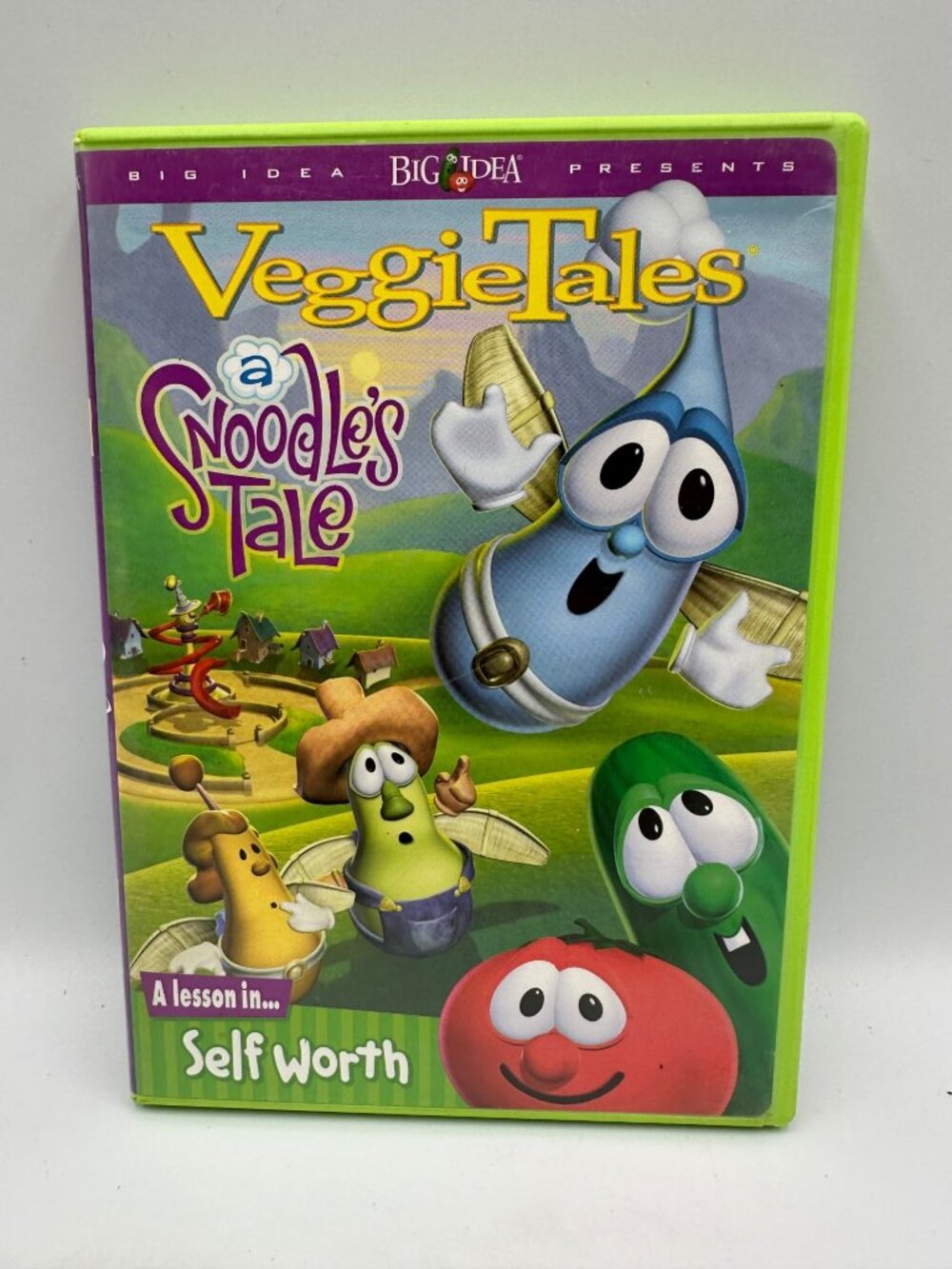 VeggieTales A Snoodles Tale Self Worth Lesson DVD 2004 Big Idea Animated Feature